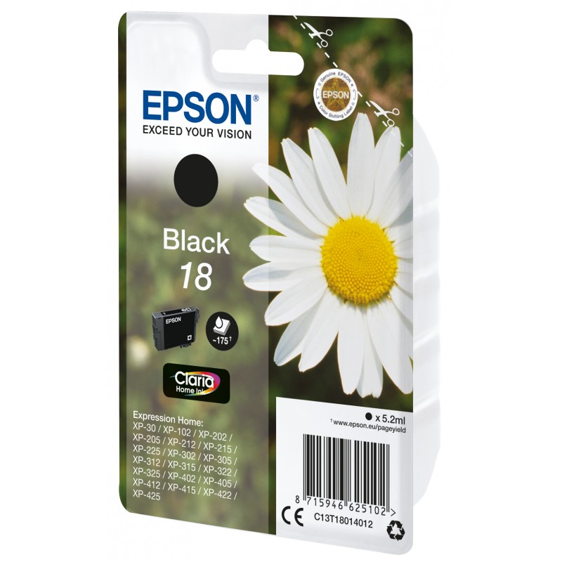 Epson C13T18014012 Pâquerette BK Blister
