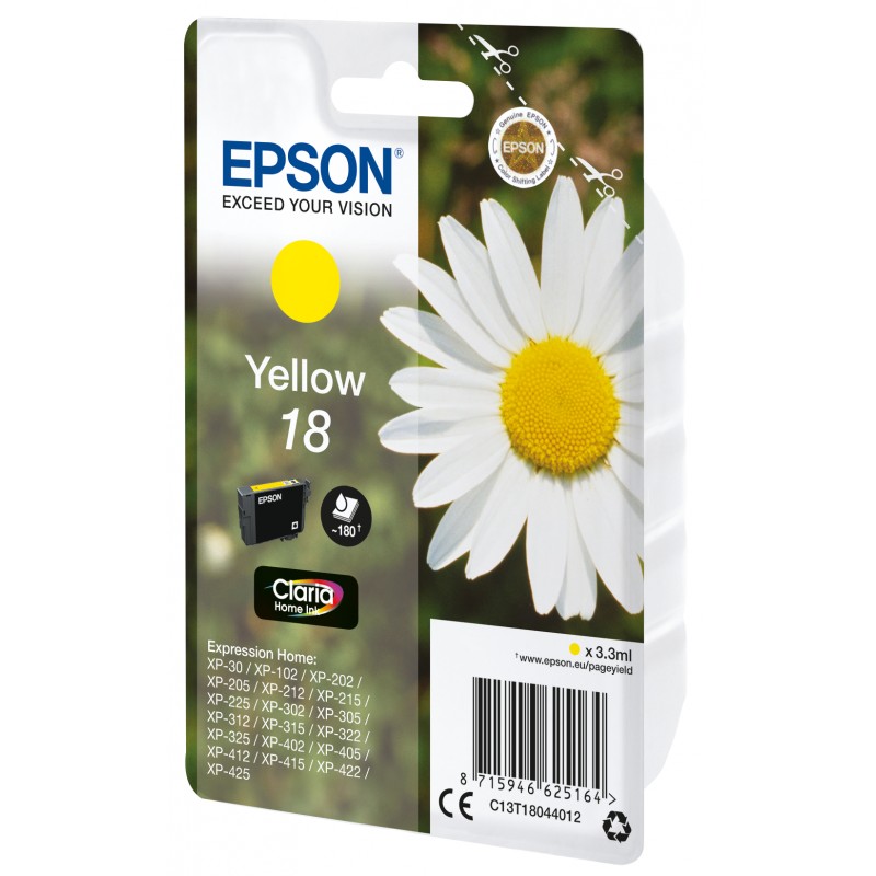 Epson C13T18044022 PAQUERETTE Yel. Blist