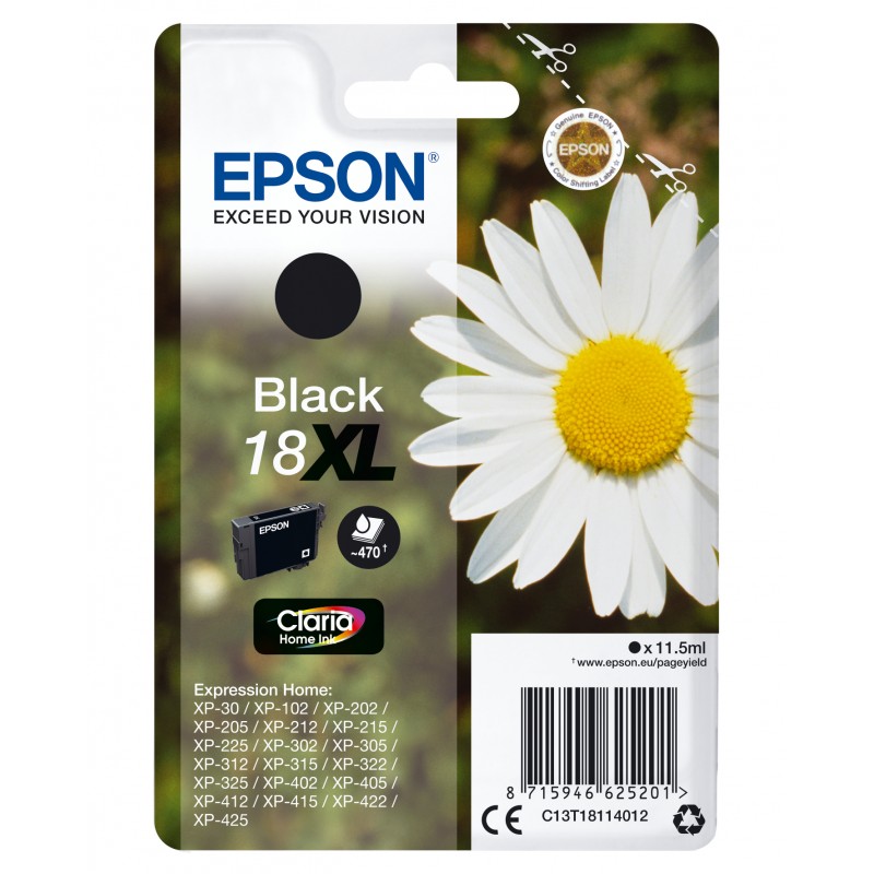 Epson C13T18114012 PAQUERETTE BK XL Blis