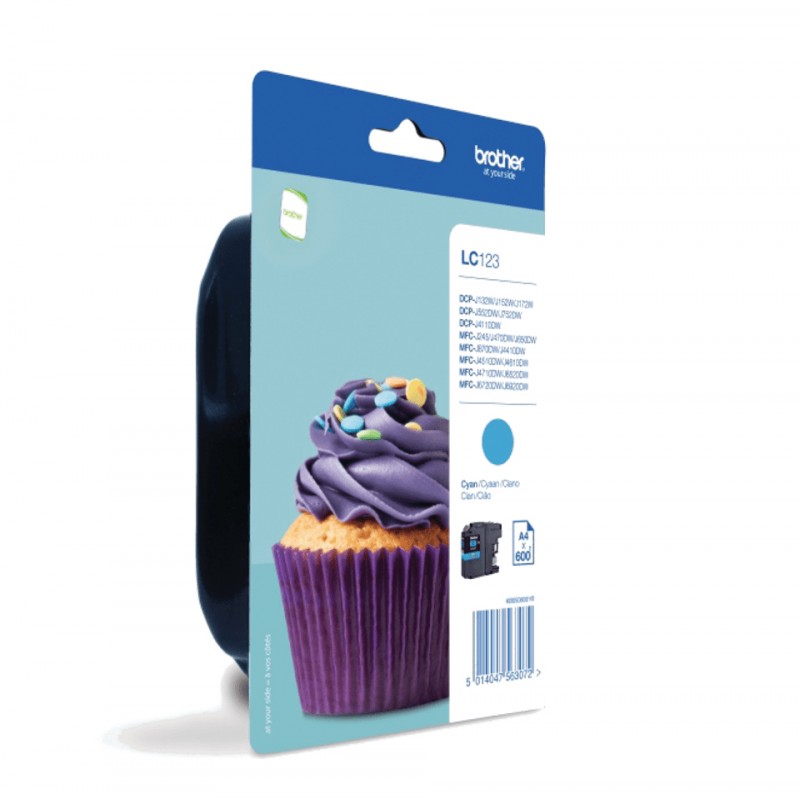 Brother LC123CBP Ink Jet Cyan Bulk