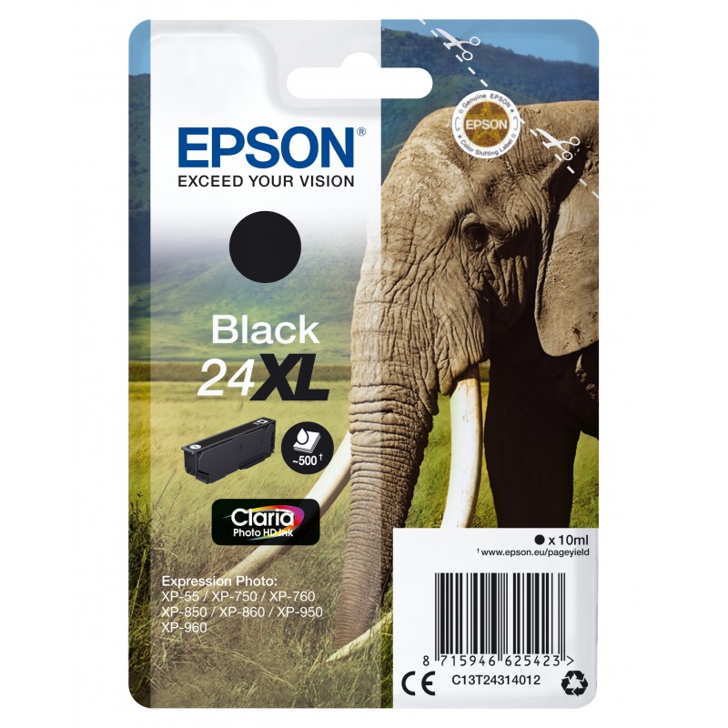 Epson C13T24314012 ELEPHANT BK XL Blist