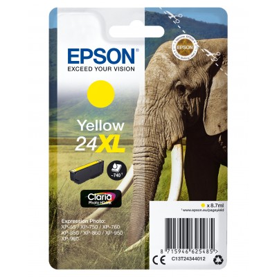 Epson C13T24344012 ELEPHANT Yel XL Blist