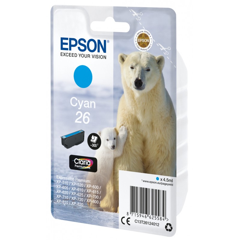 Epson C13T26124012 OURS POLAIRE Cyn Blis