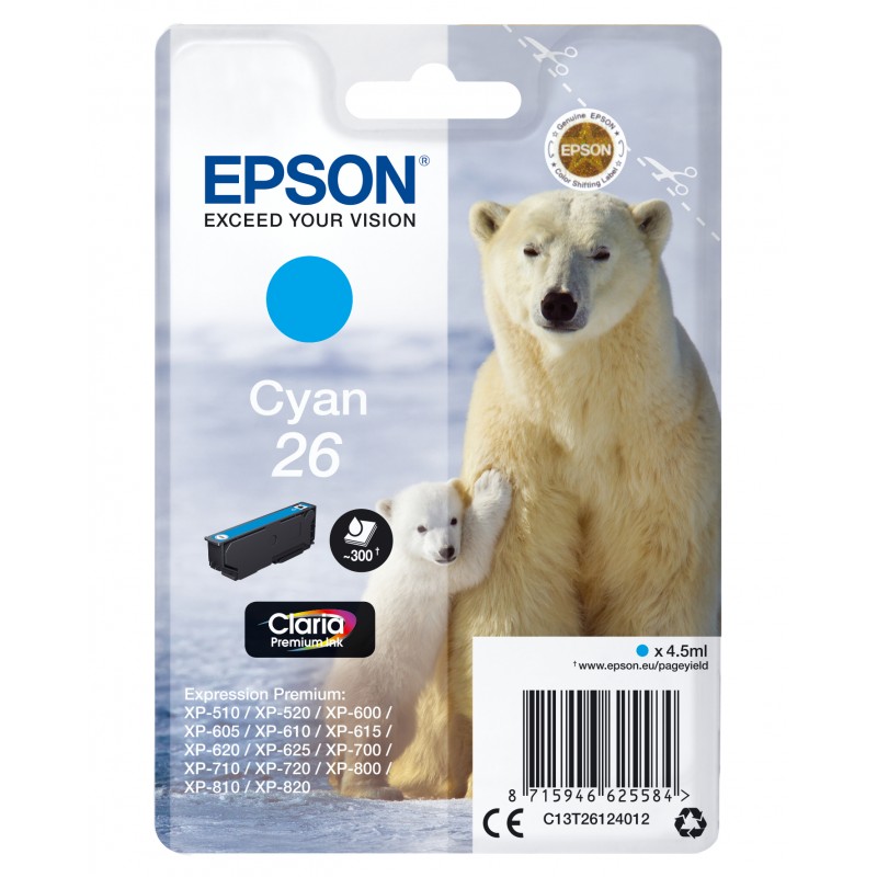 Epson C13T26124012 OURS POLAIRE Cyn Blis