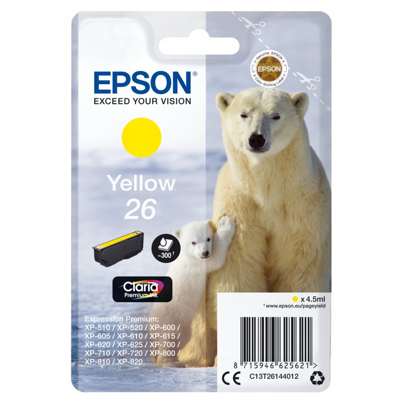 Epson C13T26144012 OURS POLAIRE Yel Blis
