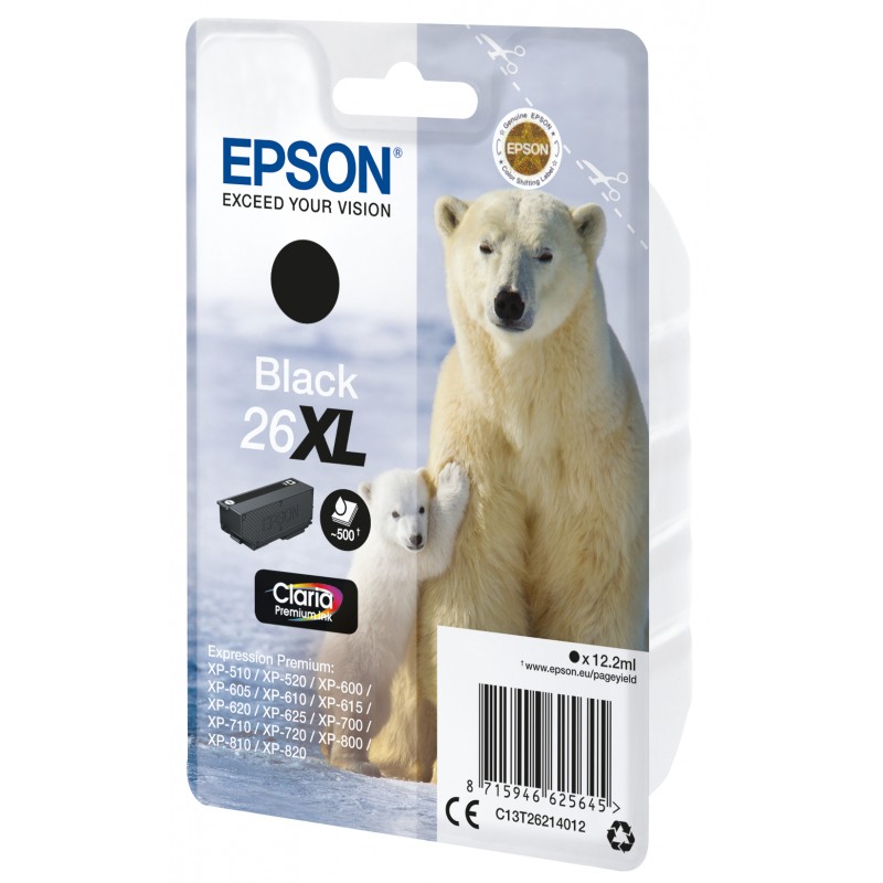 Epson C13T26214012 OURS POLAIRE BK XL Bl