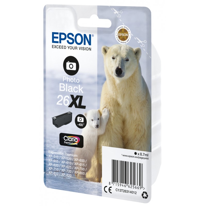 Epson C13T26314012 OURS POL. BK Ph XL Bl