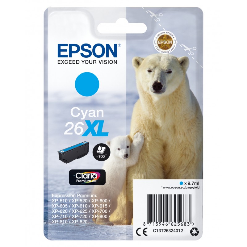 Epson C13T26324012 OURS POL. Cyn XL Blis