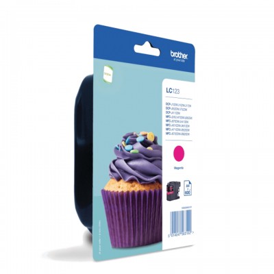 Brother LC123MBP Ink Jet Magenta Bulk