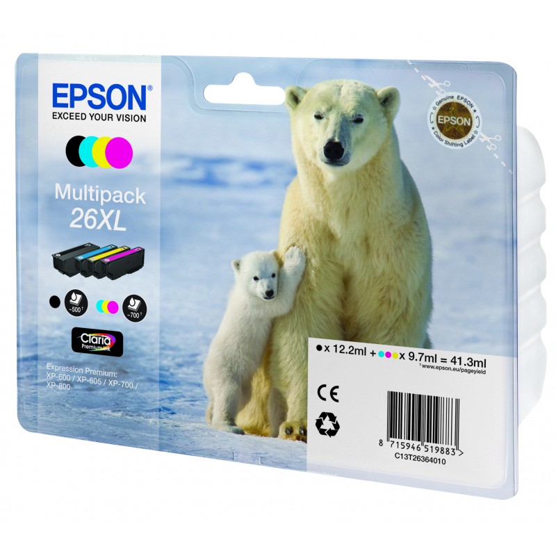 Epson C13T26364010 OURS POLAIRE x4 XL Bl