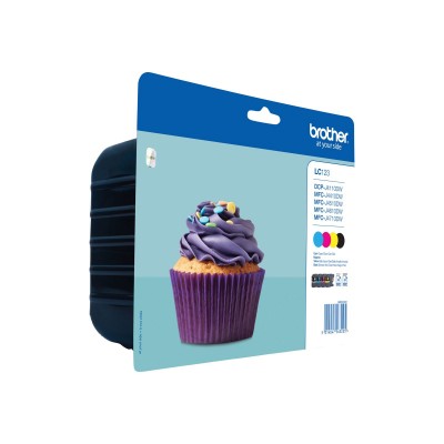 Brother LC123VALBP Ink Jet Pack x 4 Bulk