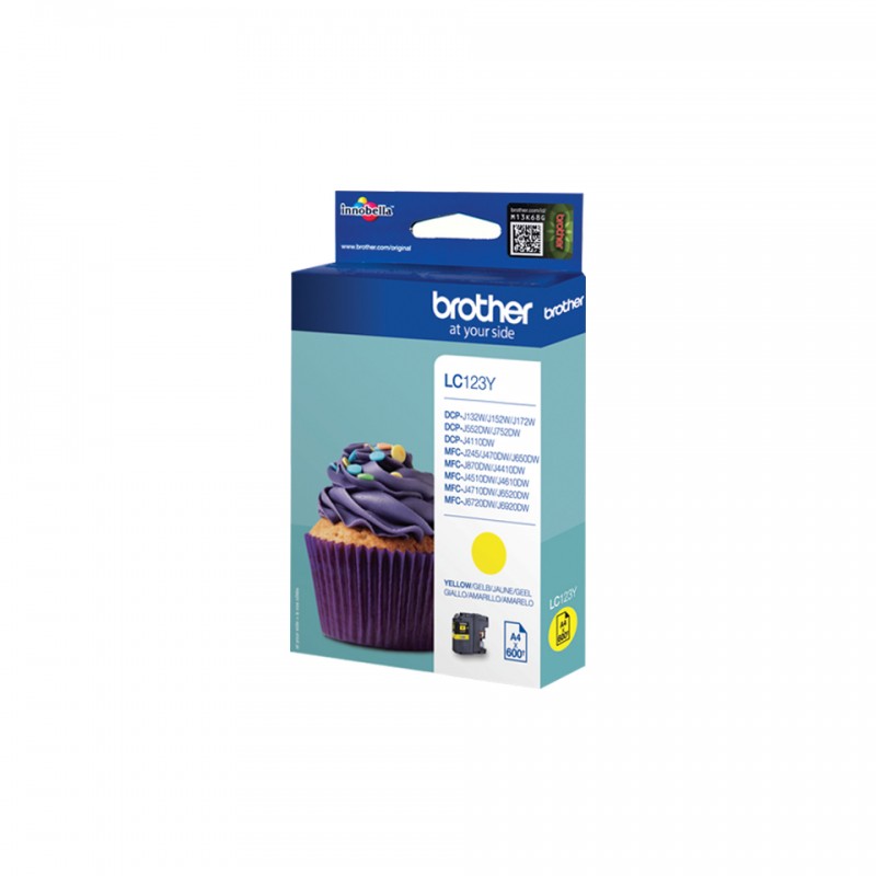 Brother LC123Y Ink Jet Jaune