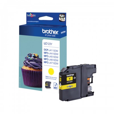 Brother LC123Y Ink Jet Jaune