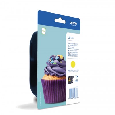 Brother LC123YBP Ink Jet Jaune Bulk