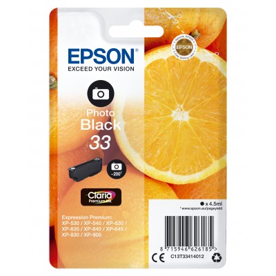 Epson C13T33414012 ORANGE BK Photo Blist