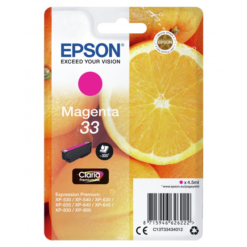 Epson C13T33434022 Ink Jet Mag Orange