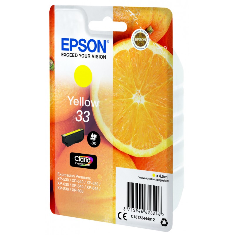 Epson C13T33444022 Ink Jet Yel Orange