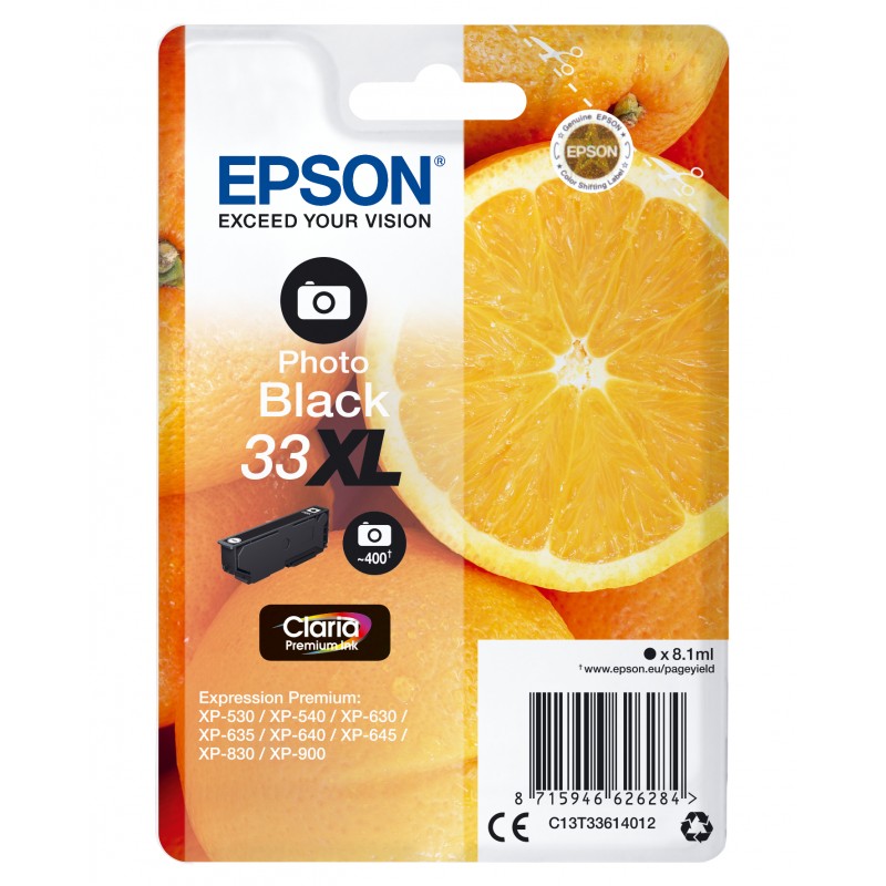 Epson C13T33614012 BK Photo XL Orange