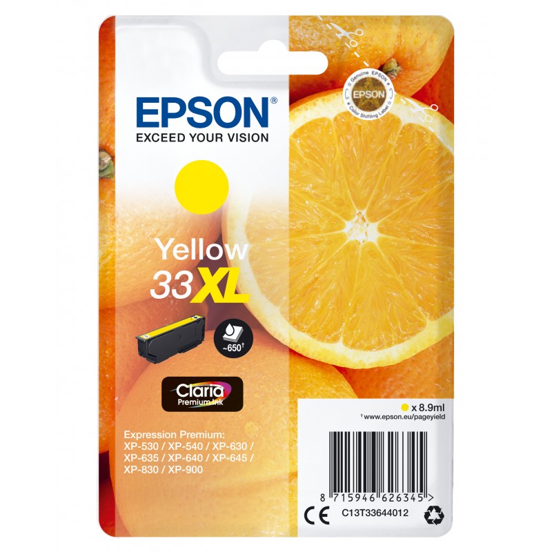 Epson C13T33644012 Ink Jet Yel XL Orange