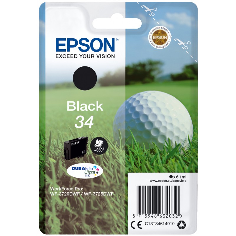 Epson C13T34614020 BK Balle de Golf