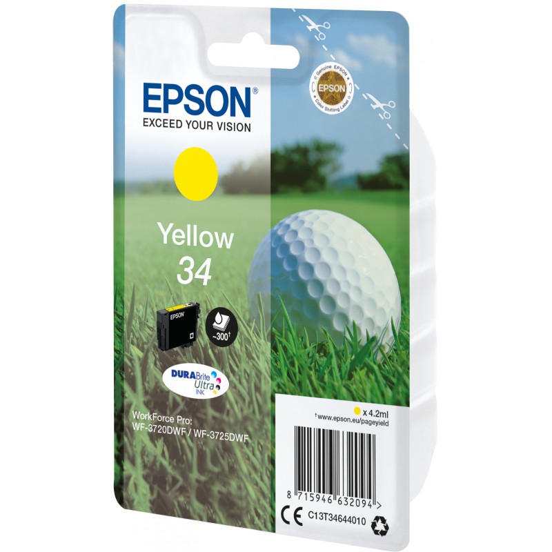 Epson C13T34644010 Yellow Balle de Golf