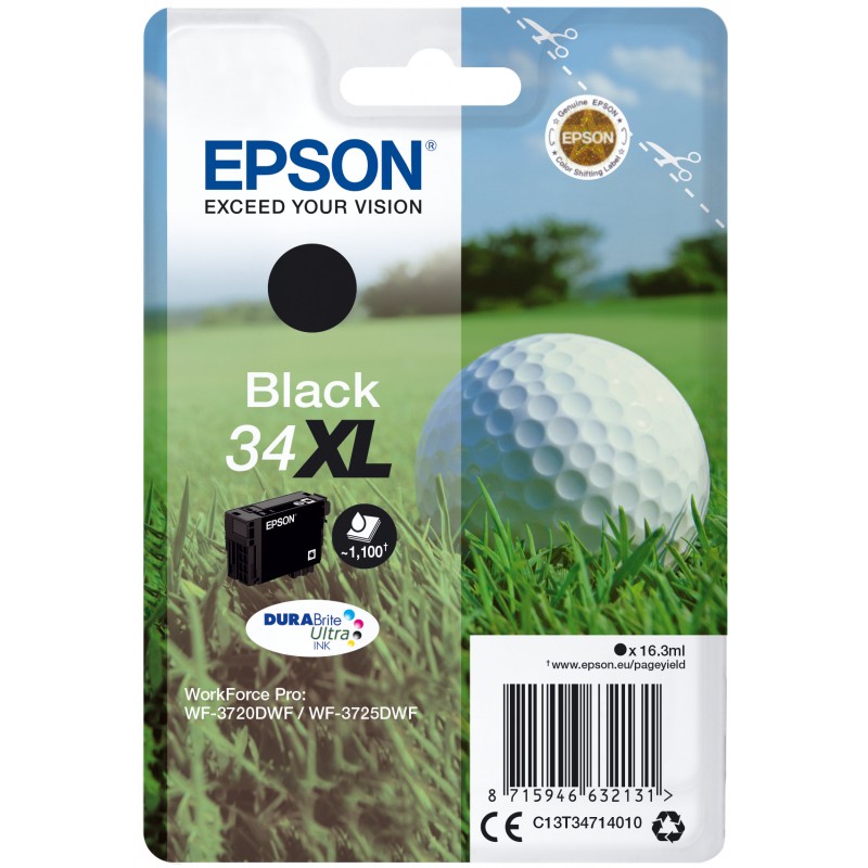 Epson C13T34714010 BK XL Balle de Golf