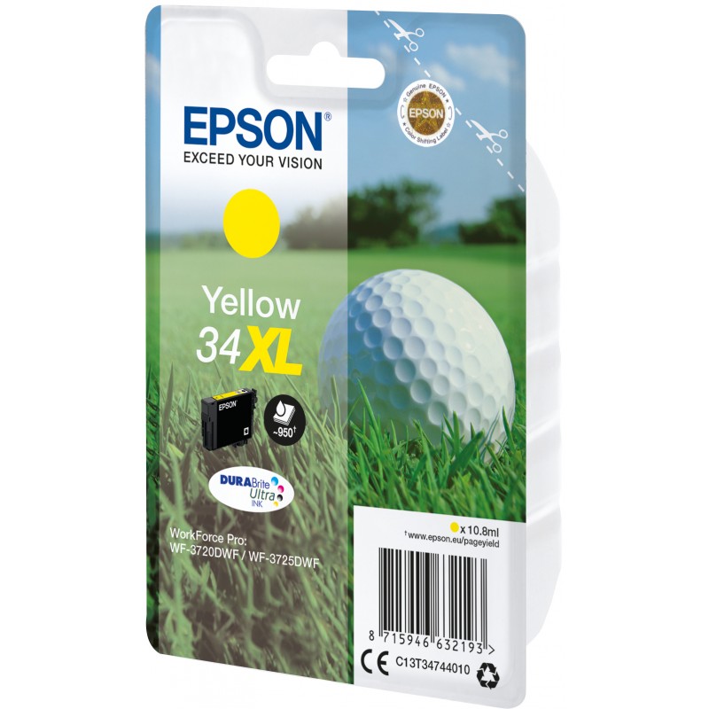 Epson C13T34744010 Yel. XL Balle de Golf