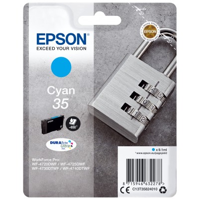 Epson C13T35824020 Cyan Cadenas