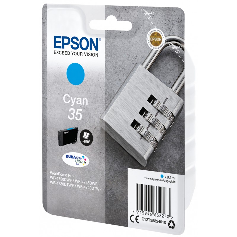 Epson C13T35824020 Cyan Cadenas