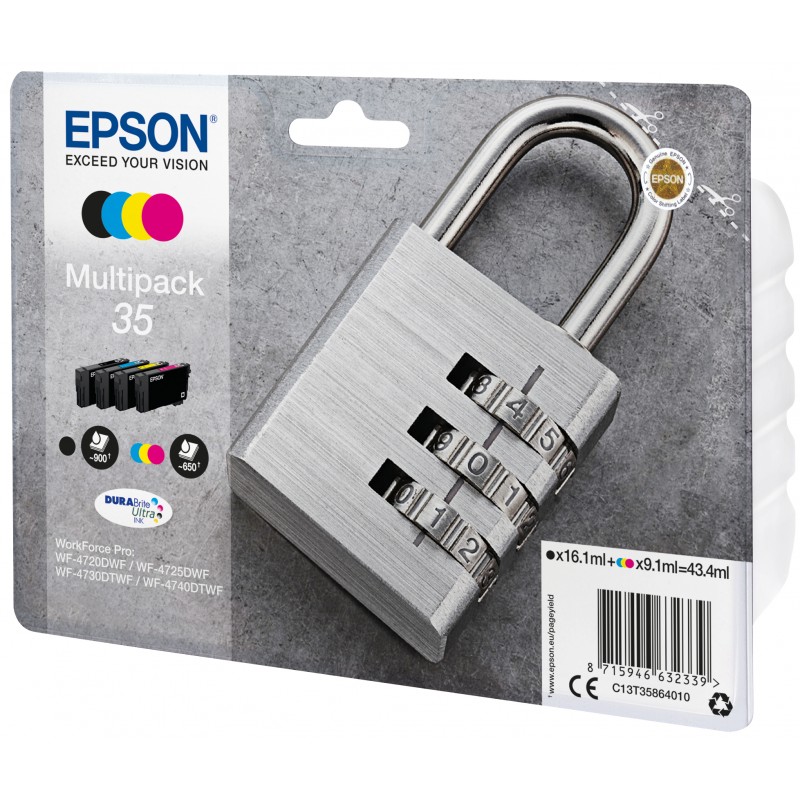 Epson C13T35864010 pack 4 CL Cadenas