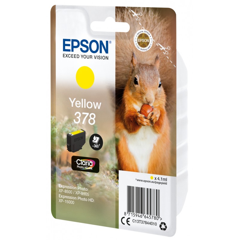 Epson C13T37844010 Ink Jet Yel. Ecureuil
