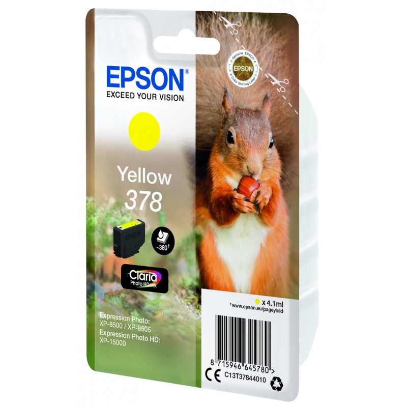 Epson C13T37844010 Ink Jet Yel. Ecureuil