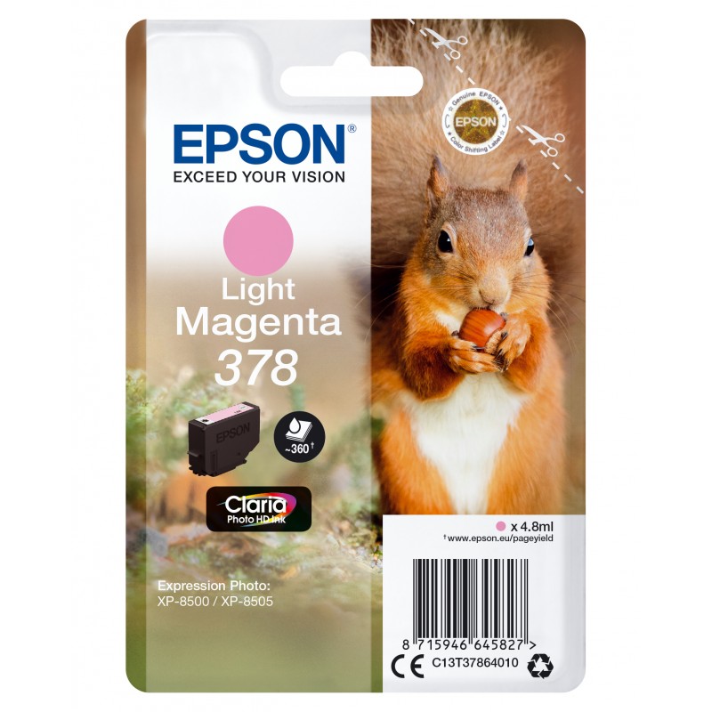 Epson C13T37864010 Magenta CL Ecureuil