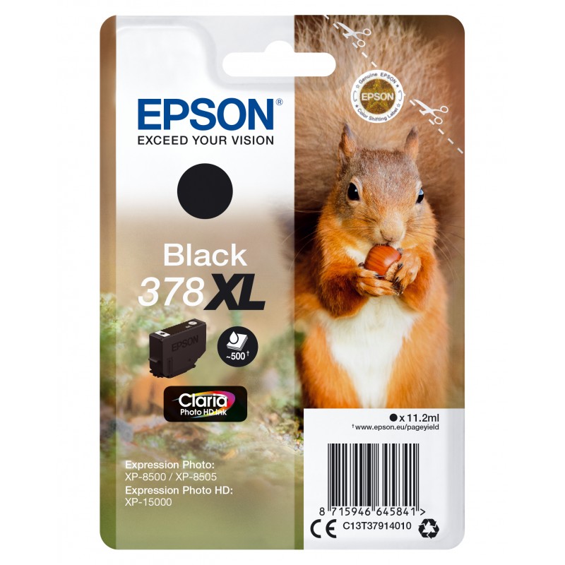 Epson C13T37914010 BK XL Ecureuil