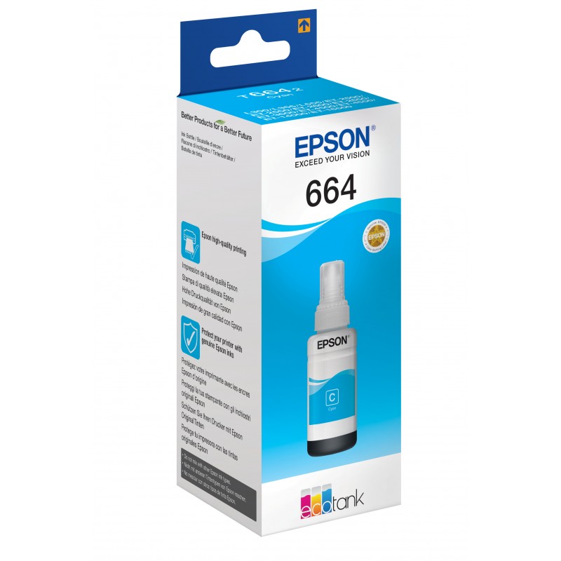 Epson C13T664240 EcoTank 664 Cyan 6.5K