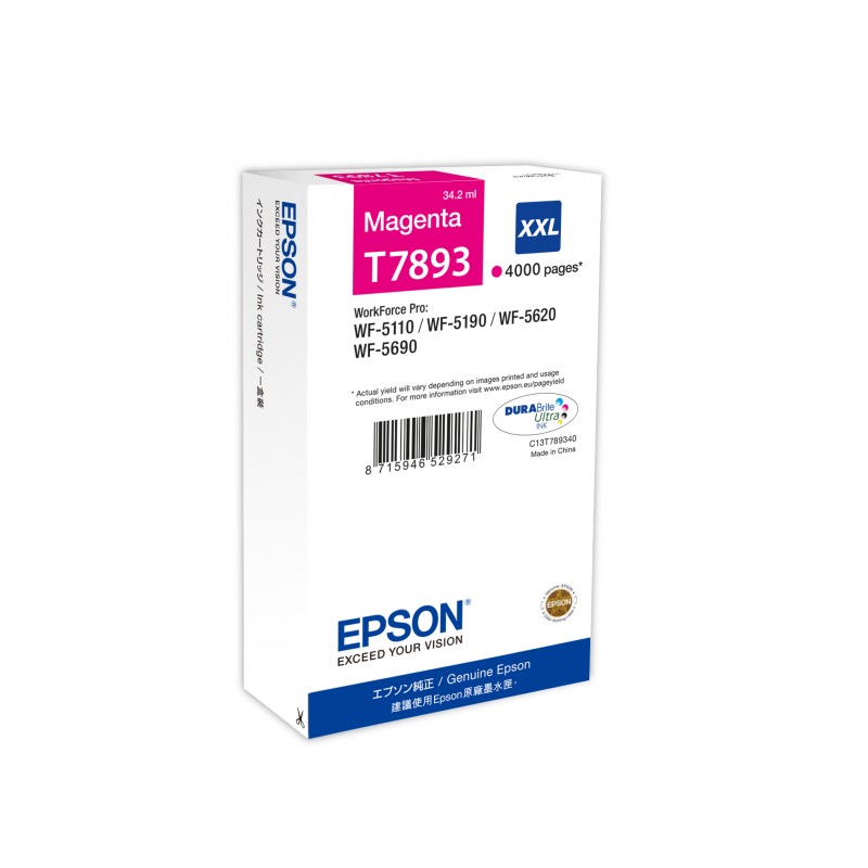 Epson C13T789340 Ink Jet Magenta 4K