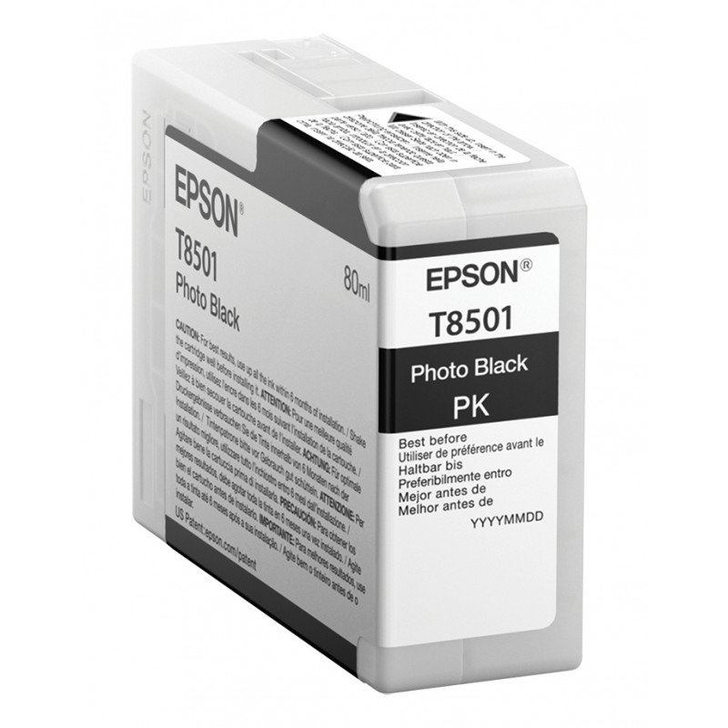Epson C13T850100 Encre BK  SC-P800 80ml