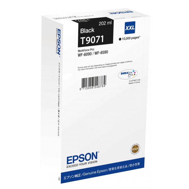Epson C13T907140 Ink BK XXL 10K