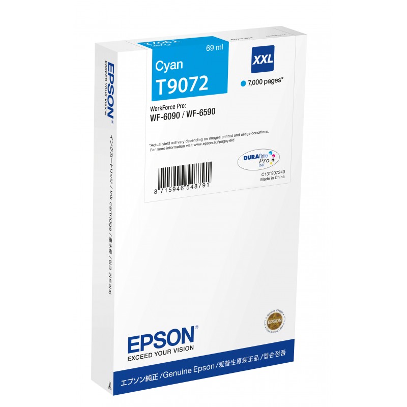 Epson C13T907240 Ink Cyan XXL 7K