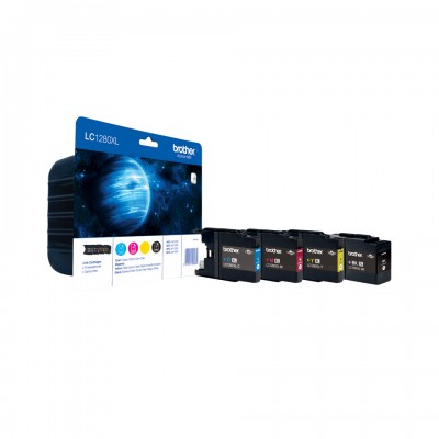 Brother LC1280VALBP Pack Rainbow+Bk Bulk