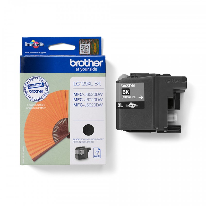 Brother LC129XLBK Cart. noire 2400p