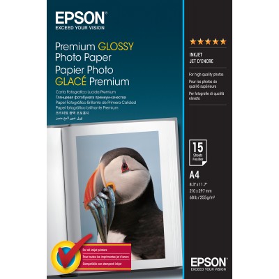 Epson C13S042155 Pap Ph A4 Glacé 255g