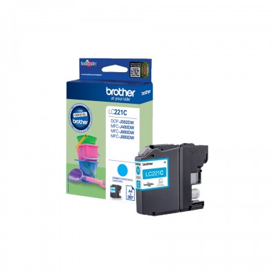 Brother LC221C cartouche Cyan