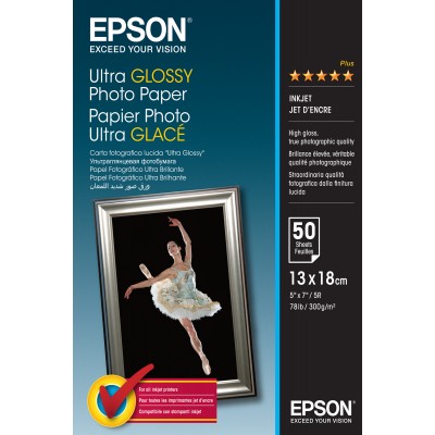 Epson C13S041944 Pap 13X18 glacé 50F