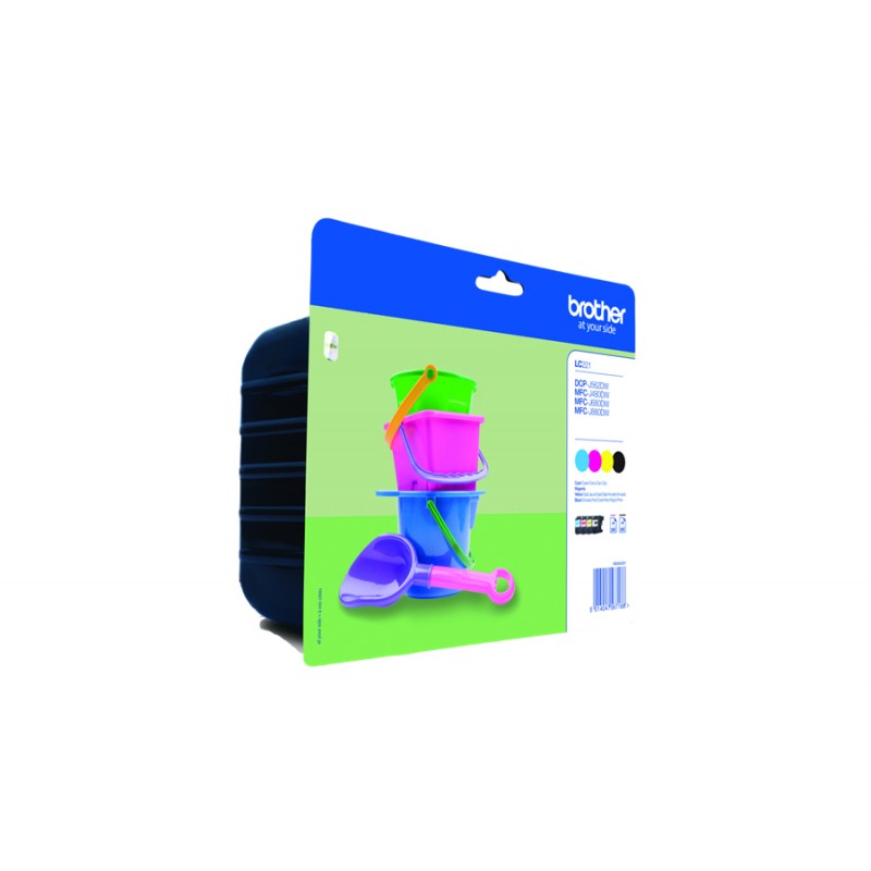 Brother LC221VALBP Blister Pack x 4