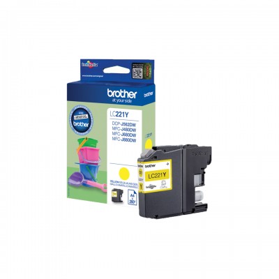 Brother LC221Y Cartouche jaune