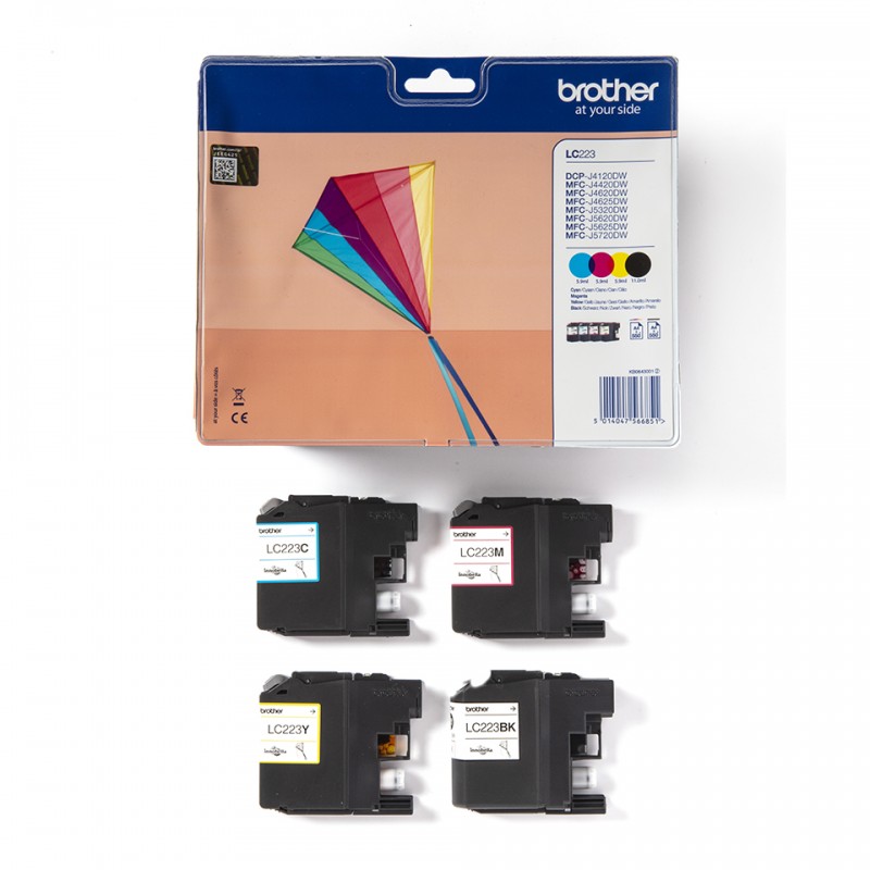Brother LC223VALBP Pack BK+CL Bulk