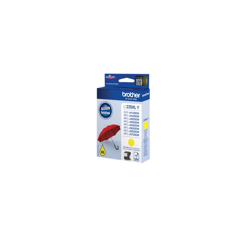 Brother LC225XLYBP Blis yellow HC 1200p