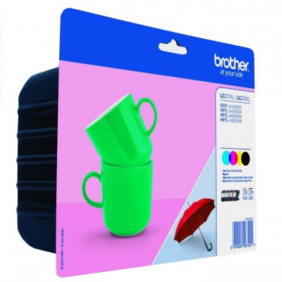 Brother LC227XLVALBP Pack BK+CL Blisters