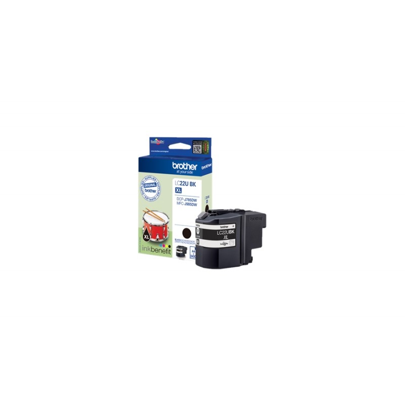 Brother LC22UBK Cart BK 2400p J785-J985